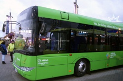 Informační akce a představení nových autobusů DÚK - OC Olympia 11. prosince 2014 - SOLARIS URBINO 15.