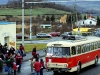 9Tr ev. č. 105 jako Mikulášský trolejbus 4. 12. 2011 | MHDTeplice.cz