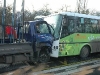 Nehoda autobusu SOR BN 12 ev. č. 440 v Dubí 5. 12. 2011 | © teplicky.denik.cz