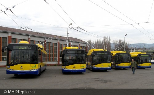 Slavnostní předání nových trolejbusů