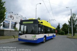 I takto může vypadat jeden z nových vozů. Fotomontáž trolejbusu Škoda 26Tr určeného pro Jihlavu
