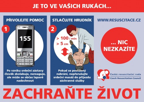 Česká resuscitační rada - leták
