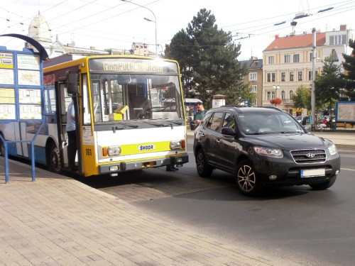 ev. č. 161 - 31. 7. 2012 - nehoda na Benešově náměstí | © Petr Bohatý